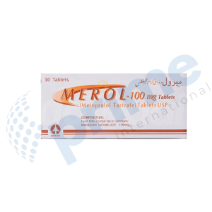 MEROL-100 mg Tablets (Metoprolol Tartrate Tablets USP)