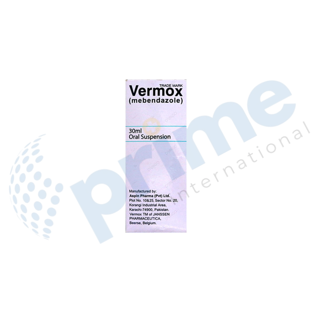 Vermox (mebendazole) Oral Suspension