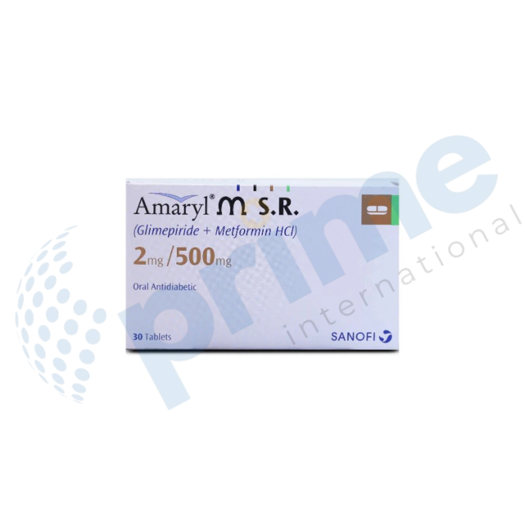 Amaryl M SR Tabs (Glimepiride + Metformin) by Sanofi