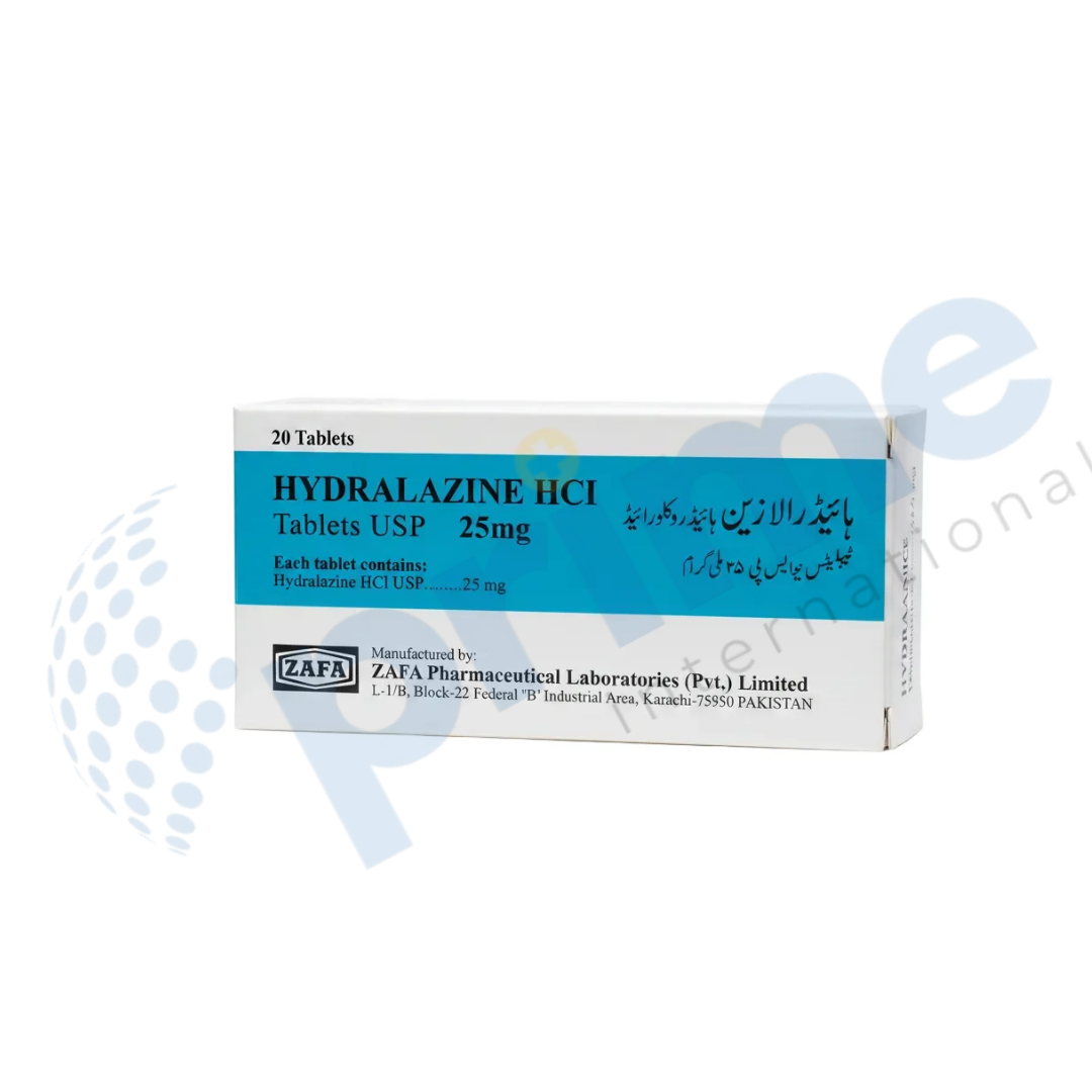 HYDRALAZINE HCI TABLET 25 MG
